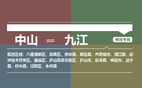 中山发往九江彭泽县的专线公司-中山发往九江彭泽县物流专线-诚信立足