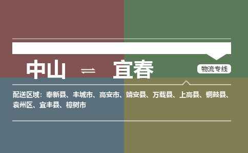 中山发往宜春丰城市的专线公司-中山发往宜春丰城市物流专线-诚信立足