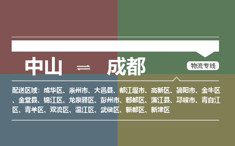 中山到成都专线物流公司-中山到成都物流专线-诚信立足