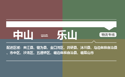 中山到乐山专线物流公司-中山到乐山物流专线-诚信立足