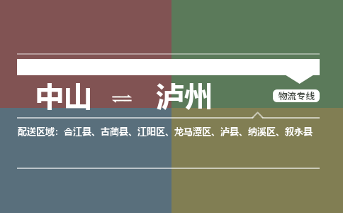 中山到泸州专线物流公司-中山到泸州物流专线-诚信立足