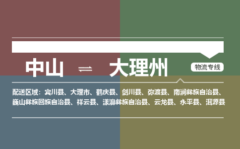 中山到大理州专线物流公司-中山到大理州物流专线-诚信立足