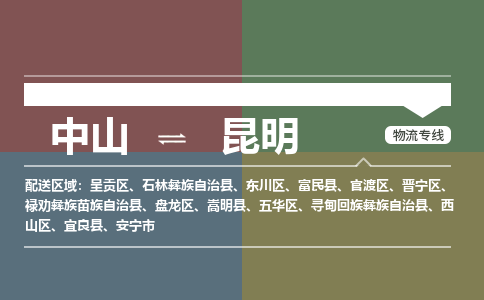 中山到昆明专线物流公司-中山到昆明物流专线-诚信立足