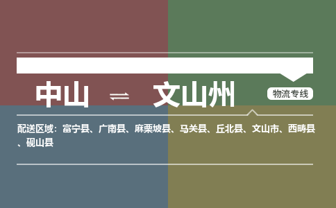 中山到文山州专线物流公司-中山到文山州物流专线-诚信立足